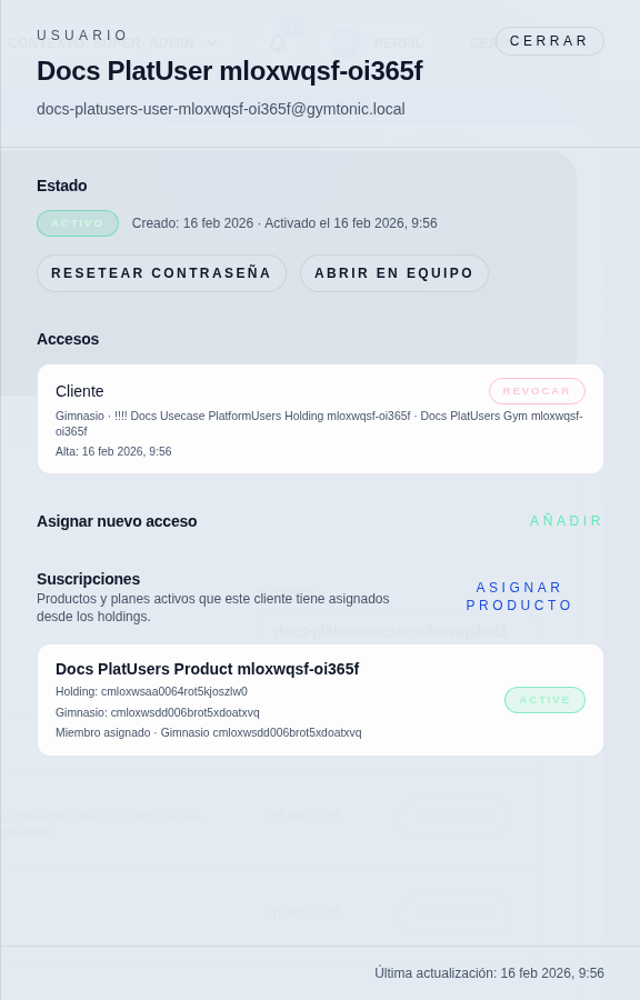 Subscription created